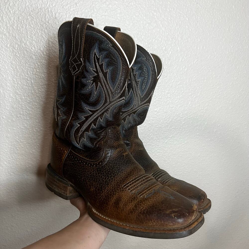ARIAT QuickDraw Performance Western Boots - Broad Square Toe MENS 8D
